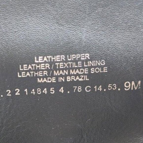 Tory Burch Adeline Black Leather Tall Riding Boots Size 9 M-WORN ONCE - Picture 3 of 3